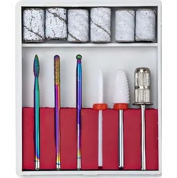 Sada frézů na manikúru a pedikúru 12 dílů