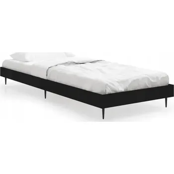 Postel Rám postele černý 193 x 78 x 20 cm, pro matraci 75 x 190 cm