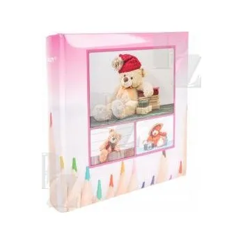 Fotoalbum 46200 Teddy 2 růžové na 200ks 10x15 zasunovací, Fandy