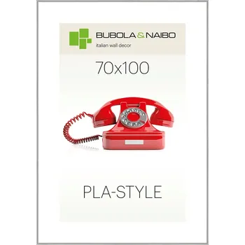 Fotorámeček Pla-Style, 70 × 100 cm, plastový, stříbrný&nbsp;14351/61546