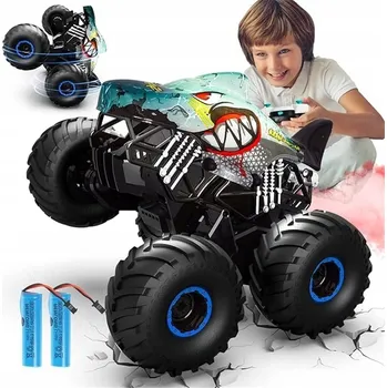 autíčko VELKÉ AUTO Monster Truck Dálkově Ovládané Dinosauři 360° rotace