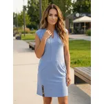 Dámské šaty KIXMI UNEGA MODRÁ XS