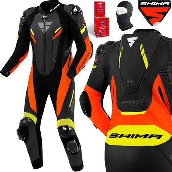 Moto oblečení Jednodílná kožená motocyklová kombinéza Hyper RS Shima 54