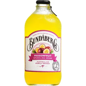 Limonáda Bundaberg Passionfruit limonáda sklo