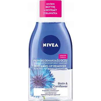 Odličovač Nivea Biotin & Chrpa 125 ml dvoufázový odličovač očí