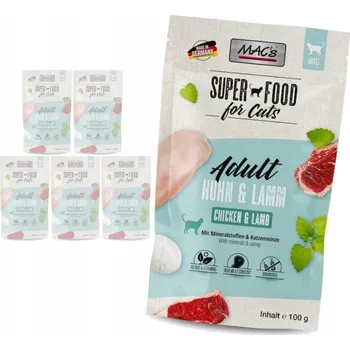Krmivo pro kočku MAC's Cat kapsička mokré krmivo pro kočky - kuře a jehněčí maso 100 g