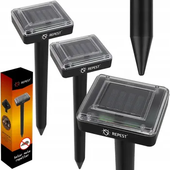 Odpuzovač zvířat Odpuzovač krtků a hrabošů solární REPEST 2 kusy