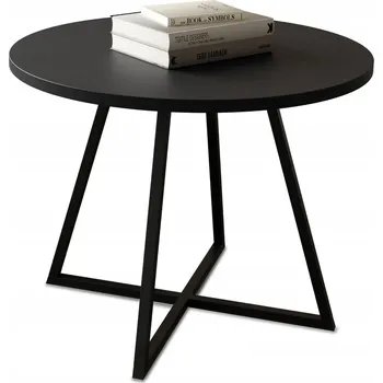 Konferenční stolek Konferenční stolek APM kulatý 50 x 50 x 40,5 cm černý