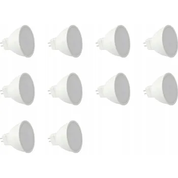 Žárovka LED Žárovka Reflektor Patice MR16 2W 12V 6500K Studená Bílá SADA 10 Ks