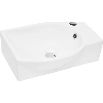 Umyvadlo SAT Brevis 40,5x28 cm otvor pro baterii vpravo SATBRE4028R