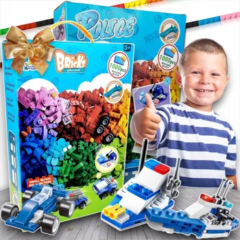 ostatní stavebnice POLICIE STAVEBNICE RŮZNÉ KONFIGURACE 1000 DÍLKŮ