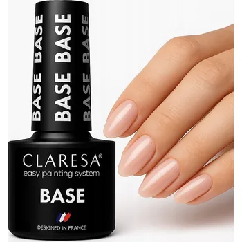 Lak na nehty UV LED hybridní báze na nehty Claresa Ultra Base Clear 5 ml