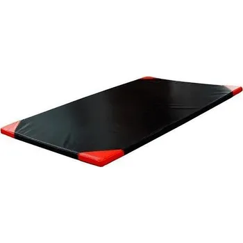 Žíněnka Černá gymnastická žíněnka (tvrdost T140) GYMAT 06 - délka 200 cm, šířka 120 cm, výška 5 cm
