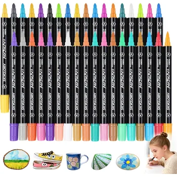 SADA AKRYLOVÝCH POPISOVAČŮ 36 ŽIVÝCH BAREV – VELIKONOČNÍ VAJÍČKA, DIY PROJEKTY