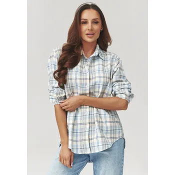 Dámská móda Košile s dlouhým rukávem model 223229 Makadamia universal