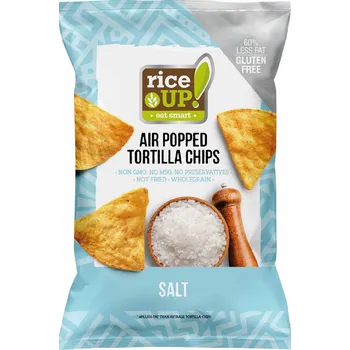 Chips Rice Up Bezlepkový Tortilla chips kukuřičný s mořskou solí (60g)