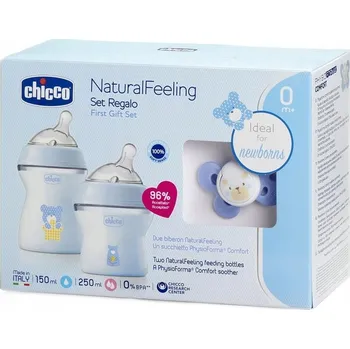 Kojenecká láhev CHICCO KOJENECKÁ LÁHEV ANTI-COLIC 150 Ml + 250 ml + DUDLÍK