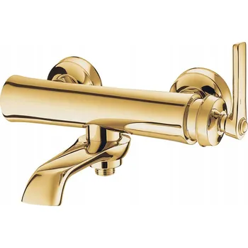 Vodovodní baterie Jednopáková nástěnná vanová a sprchová baterie Omnires Armance zlatá