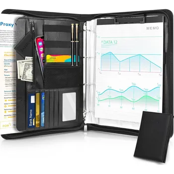 KOŽENÁ SLOŽKA PRO ŘIDIČE ORGANIZÉR A4 UZAVÍRATELNÁ NA ZIP S KAPSY