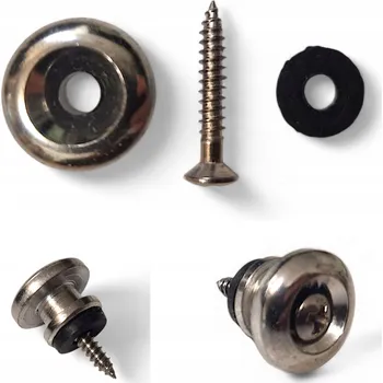 Strunný nástroj Úchyt pro popruh kytary, ukulele - Strap Button, kolík, upevnění
