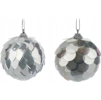 Vánoční dekorace Průhledná Vánoční Koule vánoční koule 8 cm 12 ks