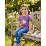 Dívčí tričko krátký rukáv Wolf S2515B fialové