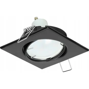 Stropní zapuštěné svítidlo Orno 50 W G10 8,3 cm, černá barva