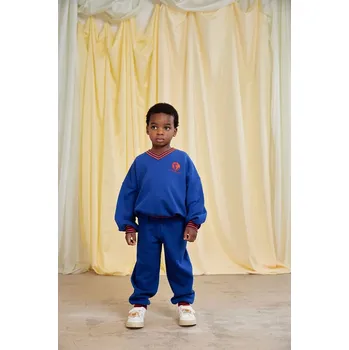 Chlapecká mikina Dětská bavlněná mikina Mini Rodini 26120113 modrá 57X, vel. 92-98