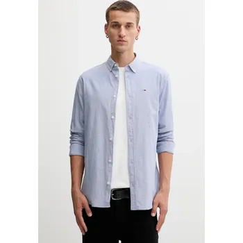 Pánská košile Košile Tommy Jeans DM0DM09594 modrá 05X, vel. M