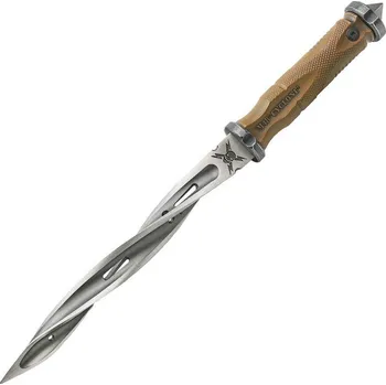 lovecký nůž United Cutlery M48 BATTLE SCARRED SERIES DESERT TAN CYCLONE UC3341