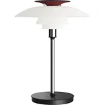 Přenosná lampa PH 80, Opal white / High lustre chrome – Louis Poulsen