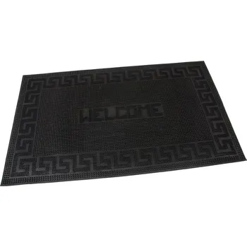 Gumová vstupní kartáčová rohož Welcome - Deco - 75 x 45 x 0,6 cm