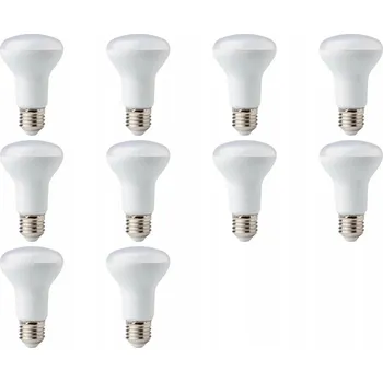 Žárovka LED žárovka Hříbek Úsporná 8W E14 6500K Studená Bílá SADA 10 Ks