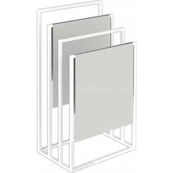 Držák na ručník Volně stojící tyč na šaty Domer bílá