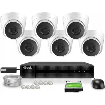 Bezpečnostní kamera Sada pro IP monitoring 6x IPCAM-T4/DS-2CD1341G0-I/PL 4Mpx IR 30m