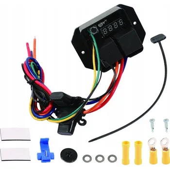 Ventilátor topení a klimatizace Sada spínače ventilátoru motocyklu s digitální regulací teploty