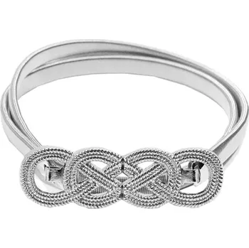 Opasek Camerazar Stříbrný dámský kovový pásek se zapínáním na pružinu