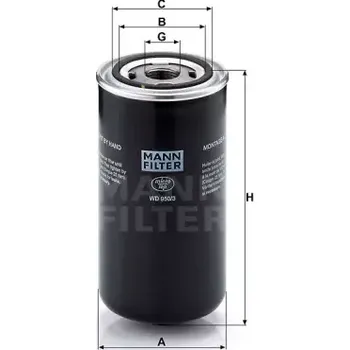 Hydraulický filtr MANN FILTER Filtr hydrauliky WD 950/3