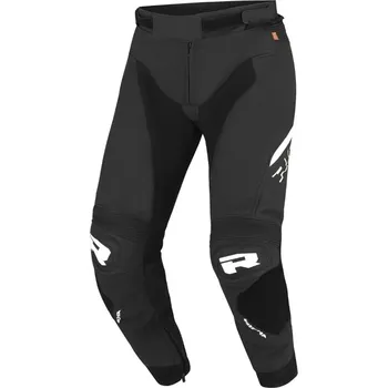 Moto kalhoty RICHA STRADALE černo/bílé kožené - zkrácené - Velikosti koženého oblečení 52