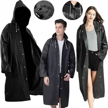 Univerzální černá pláštěnka Trizand vel.