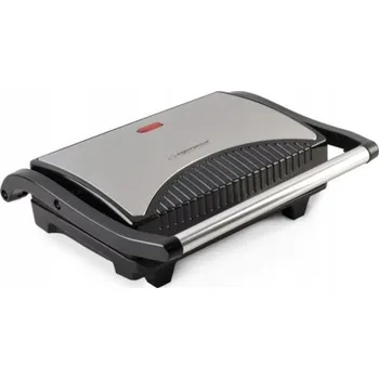 Kuchyňský gril Tradiční elektrický gril Esperanza EKG006 stříbrný/šedý 750 W