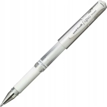 Gelová propiska bílé UNI