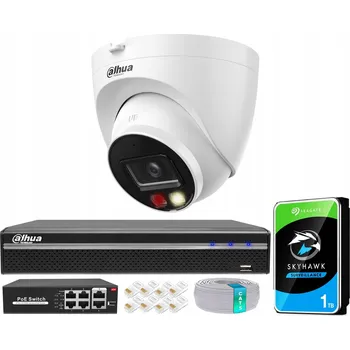 Bezpečnostní kamera IP kopulovitá kamera Dahua WDR IPC-HDW1439V-A-IL PoE 4 Mpx Smart Dual Light