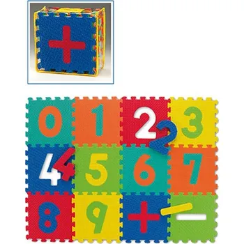 Pěnová modulová dětská hrací podložka (12x puzzle) SPARTAN SPORT - 120 x 90 x 1,2 cm