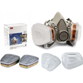 Plynová maska Protiprachová maska 3M 6300 polomaska