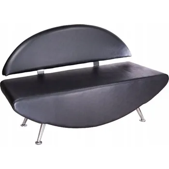 Pohovka Černá pohovka do čekárny Carini BD-6710