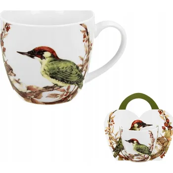 Hrnek Duo Malovaný datel porcelán 460 ml