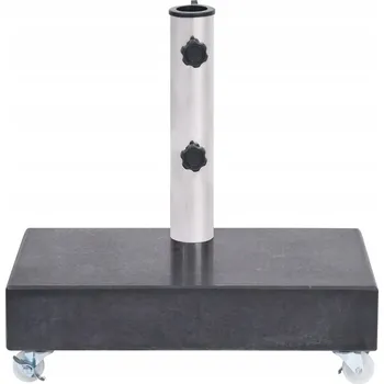 Stínicí technika Stojan na slunečník, černý, 45x25x8 cm, granitový