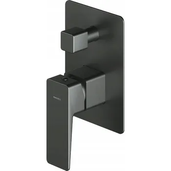 Vodovodní baterie Sprchová baterie páková nástěnná Omnires Parma šedá