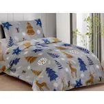 Jahu Vánoční mikroplyšové povlečení 140x200 + 70x90 cm - Natale